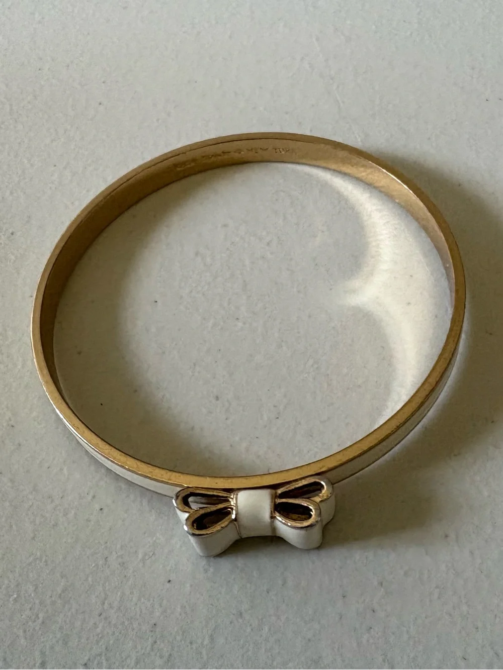 kate spade White Bow Station Necklace